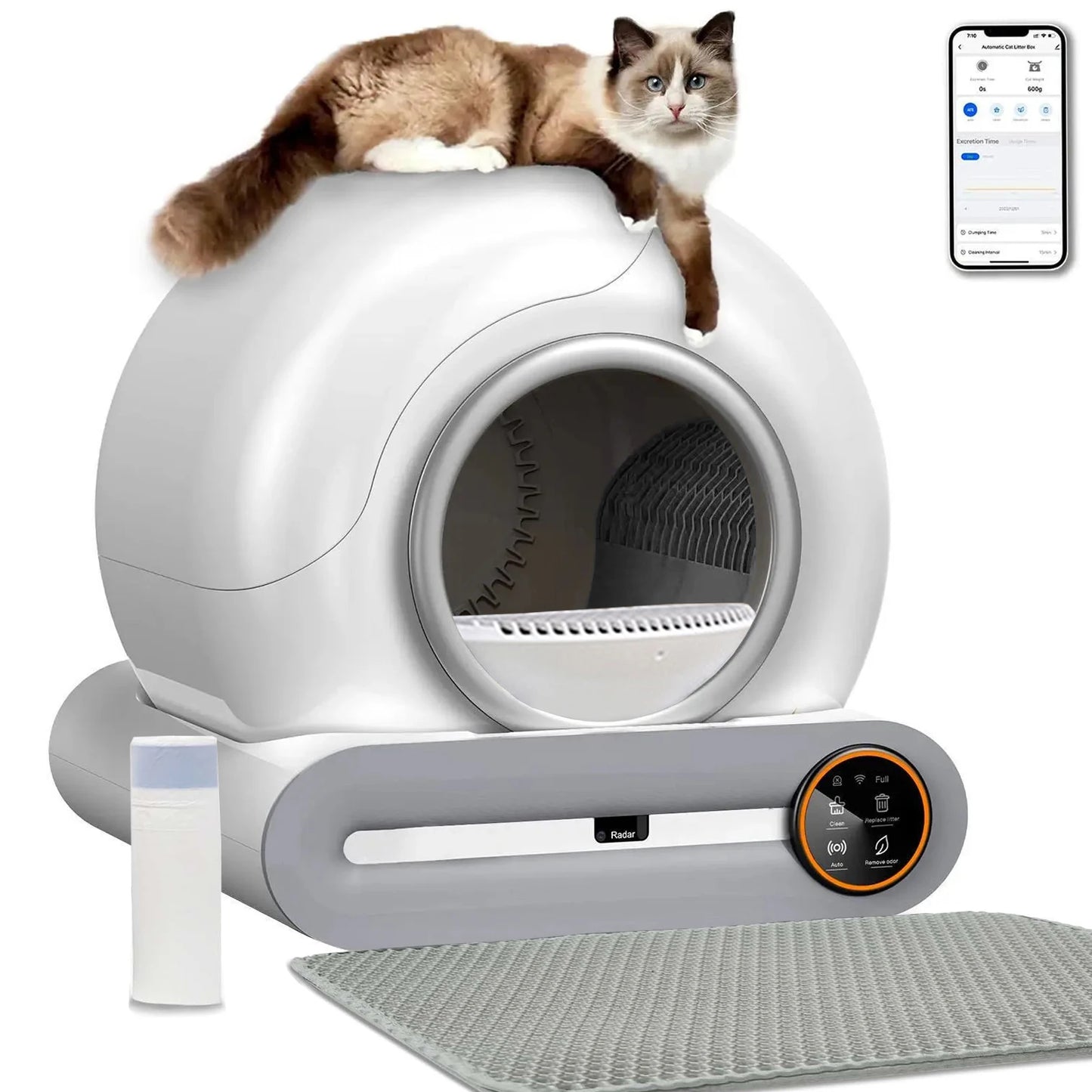  Automatic Cat Litter Box 