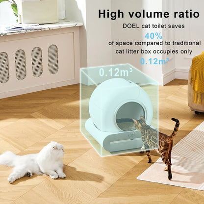  Automatic Cat Litter Box 